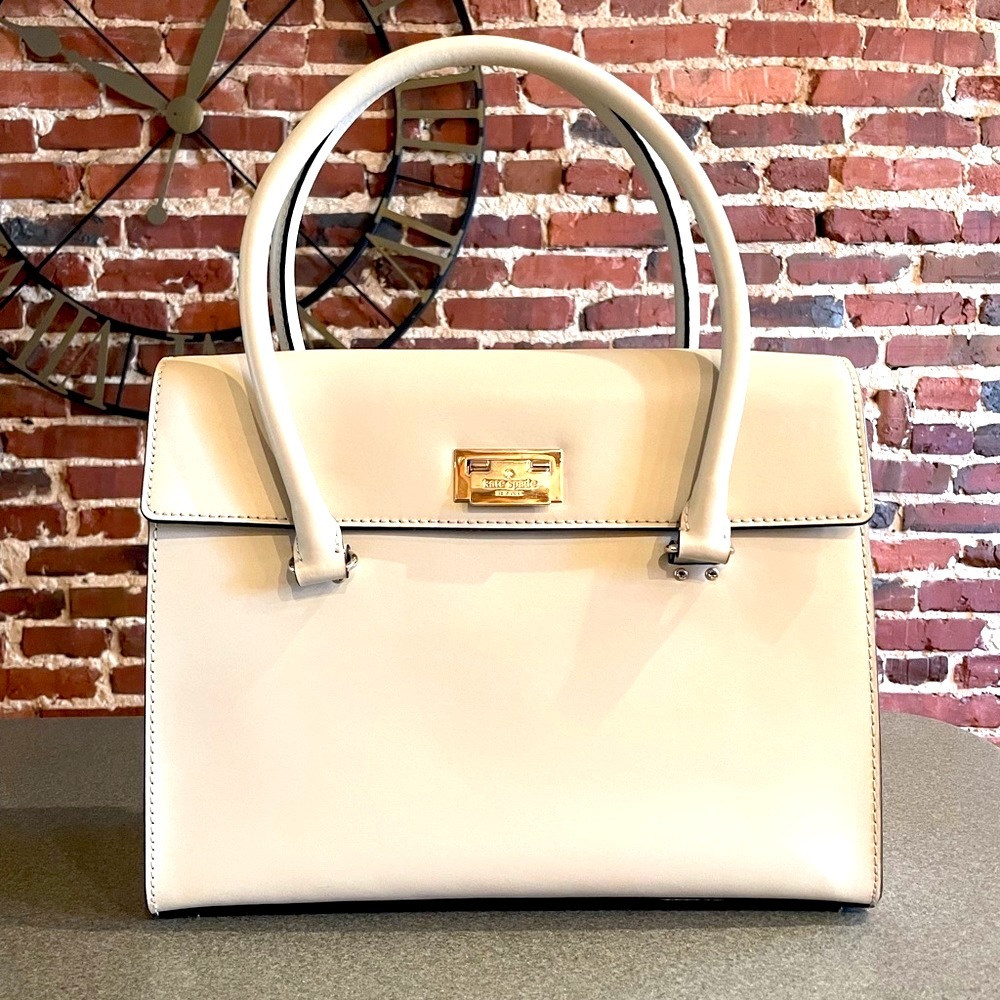 Beige Kate Spade Square Flip